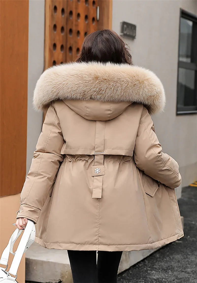 New Winter Jacket Women Parka Fashion Long Coat