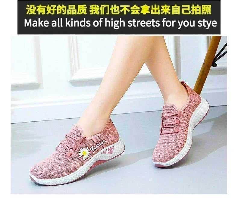 women's light running shoes Adult sneakers,net shoes, comfortable soft soled