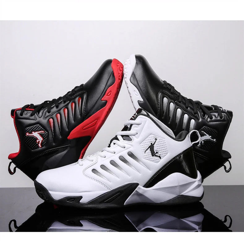 Shoes Leather Men's Sneaker Men Non-Slip Training Basketball