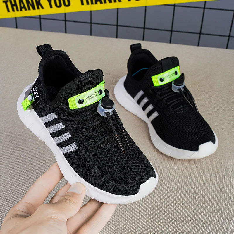 Plus Size Children's Sneakers Breathable Kids Running Shoes Lightweight Summer Shoes Casual Trainers Boy Size 26-38