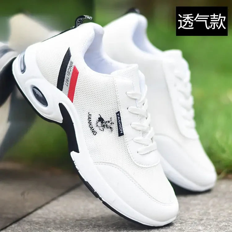 PU Leather Men Sneakers Breathable