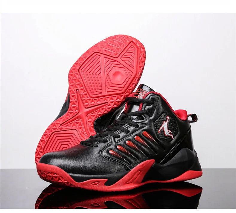 Shoes Leather Men's Sneaker Men Non-Slip Training Basketball