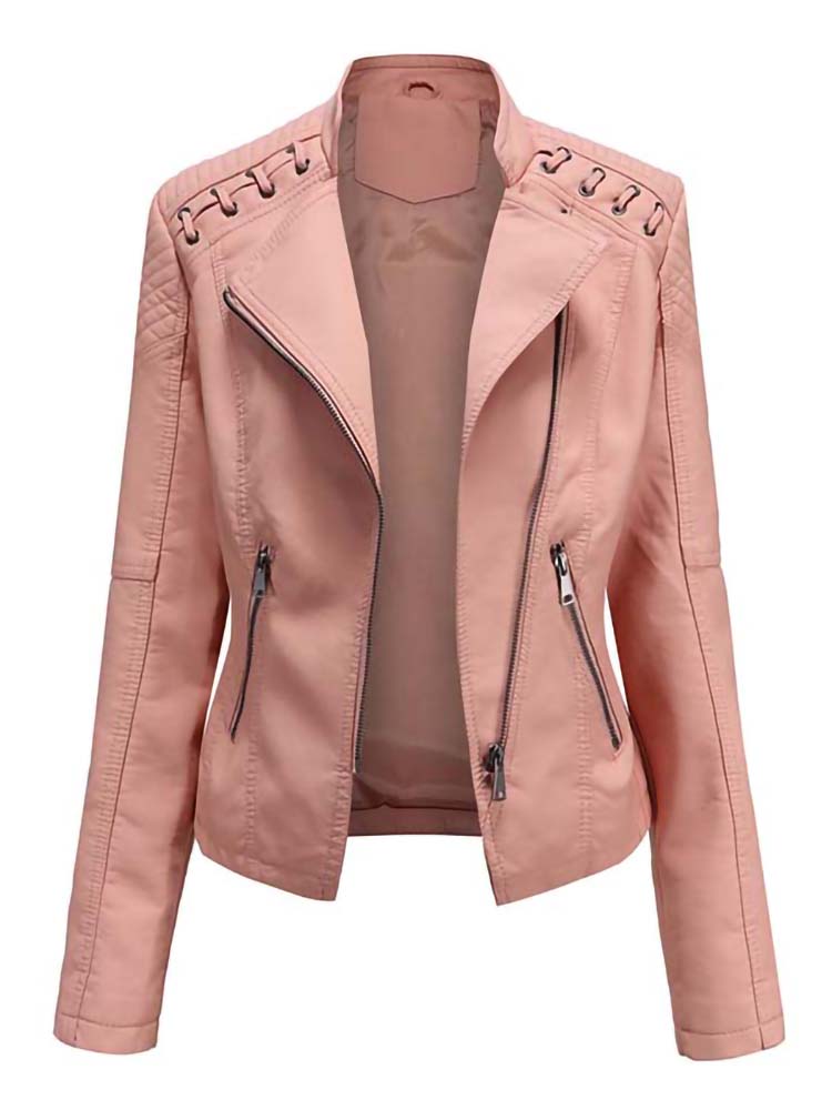 Women's Faux Leather Jackets