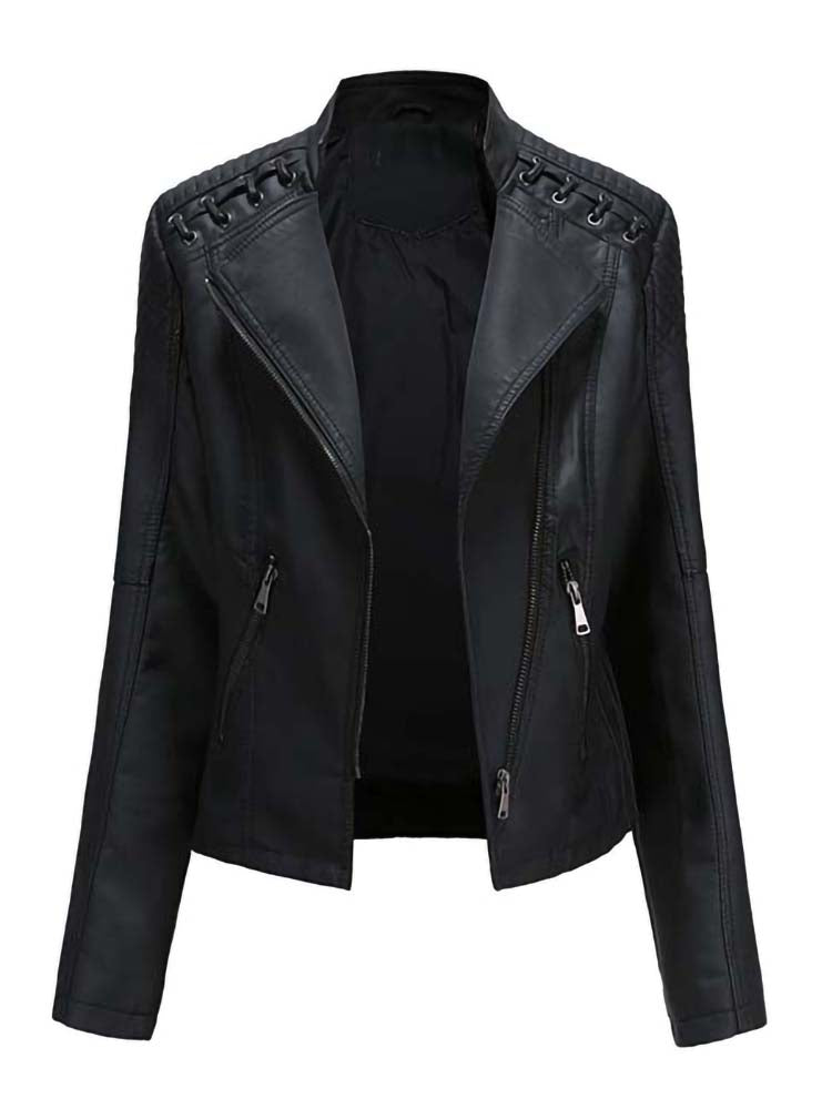 Women's Faux Leather Jackets