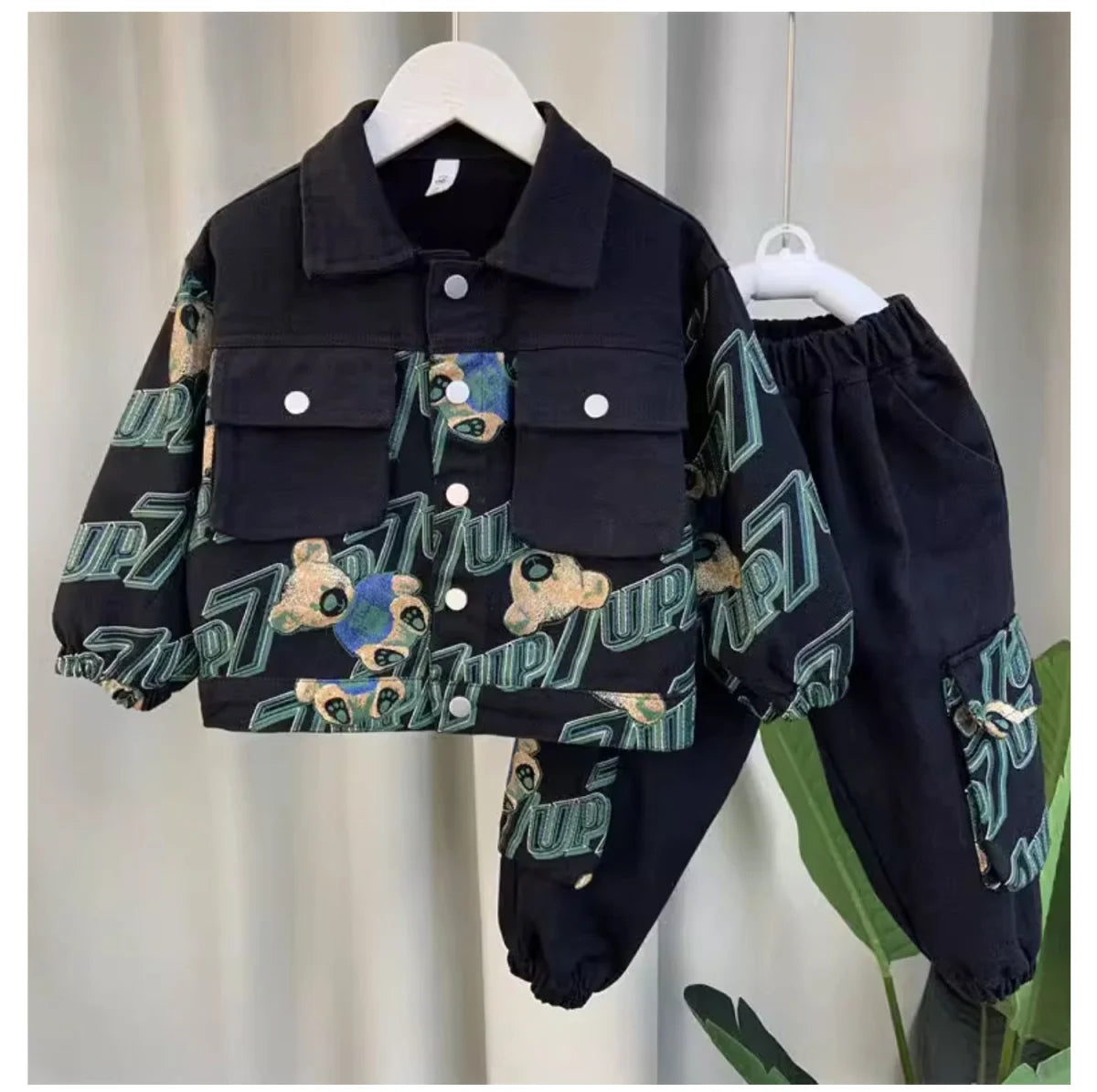 2-10 Years Children Clothing Set Boys Casual Clothes Kids Fashion Sweatshirt And Pants 2 Pcs Baby Autumn Winter Tracksuits