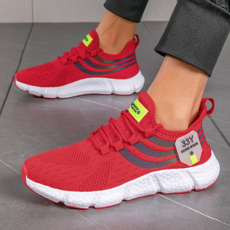 Men Shoes Sneakers Breathable Comfortable Casual Running Shoes Luxury Tenis Sneaker Male Footwear 2025