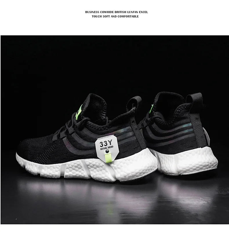 Men Shoes Sneakers Breathable Comfortable Casual Running Shoes Luxury Tenis Sneaker Male Footwear 2025