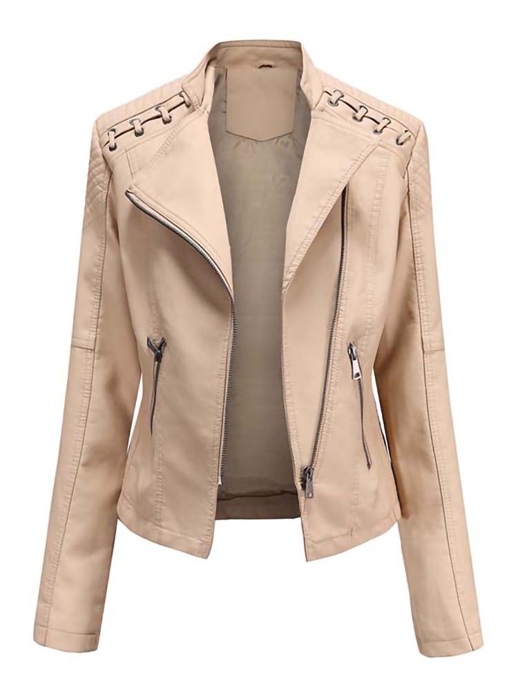 Women's Faux Leather Jackets