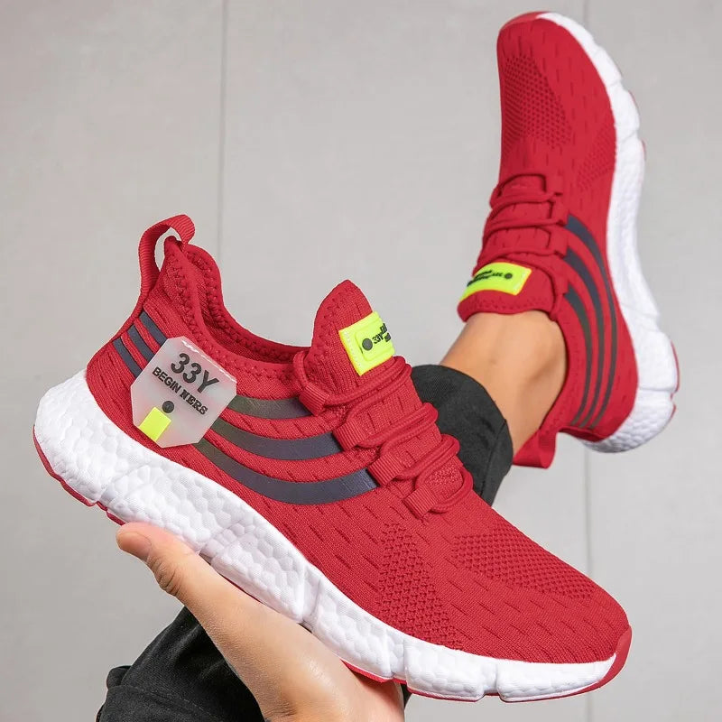 Men Shoes Sneakers Breathable Comfortable Casual Running Shoes Luxury Tenis Sneaker Male Footwear 2025