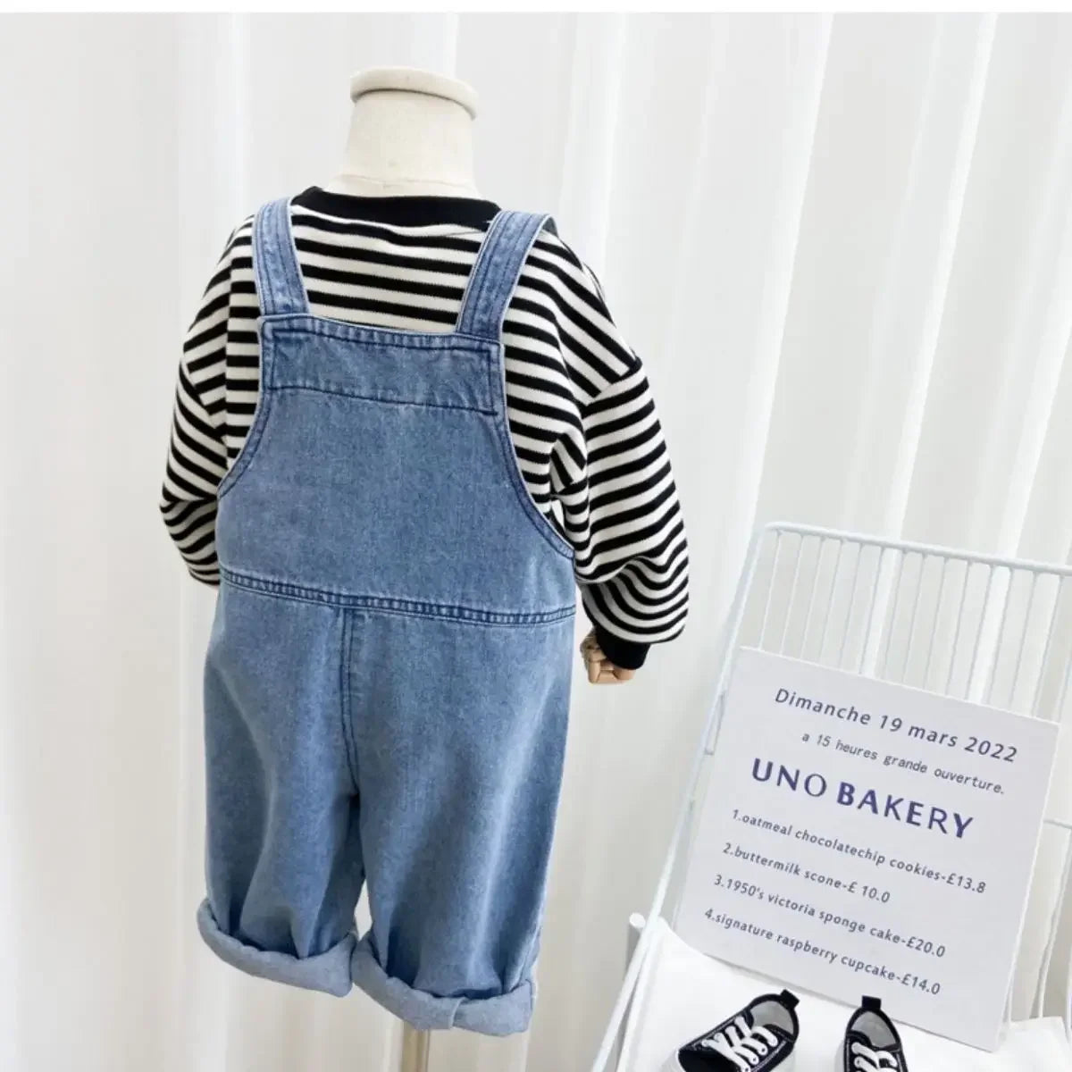 Children'S Overalls Pants Boys Fall Pants 2024 New Baby Trousers Spring and Autumn Jeans Girls Pants