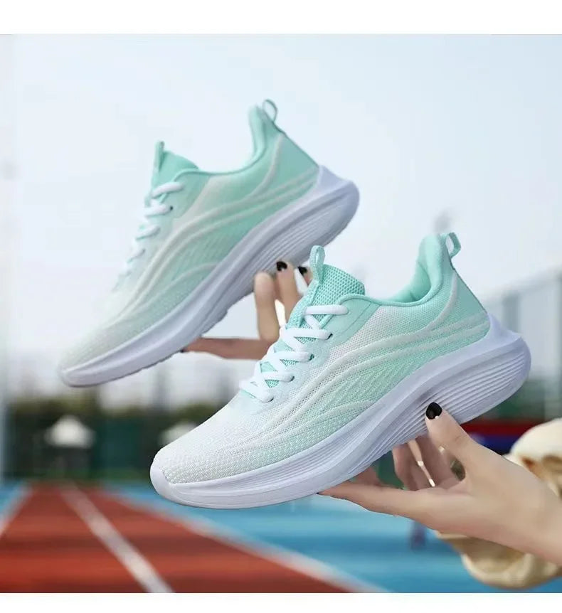 Casual Running Summer Fashion Anti Slip Hiking Mesh Breathability Athletic Shoe Tennis Woman Trend 2025