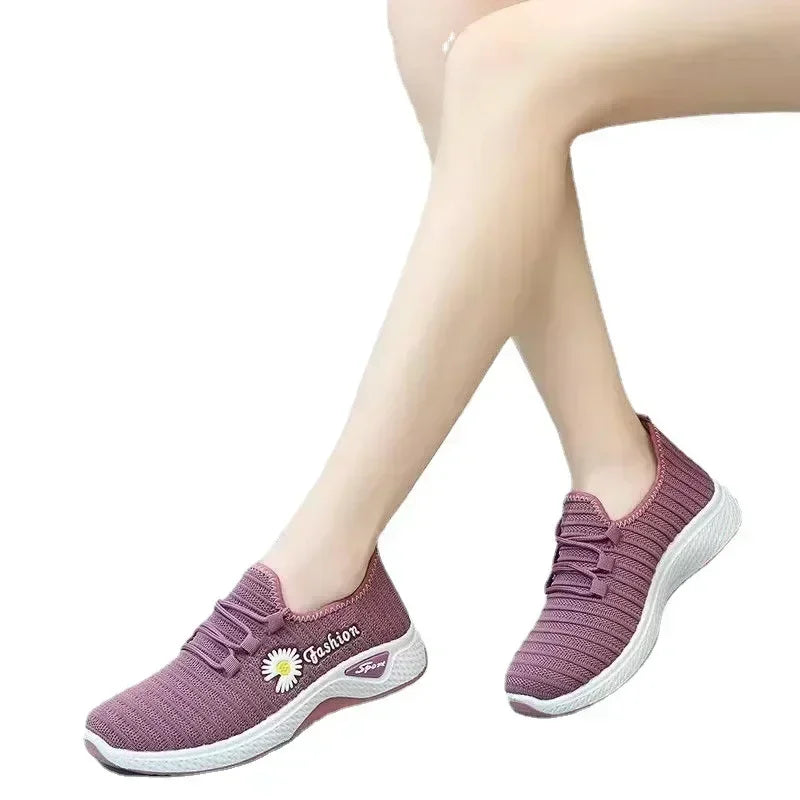 women's light running shoes Adult sneakers,net shoes, comfortable soft soled