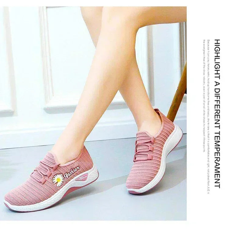 women's light running shoes Adult sneakers,net shoes, comfortable soft soled