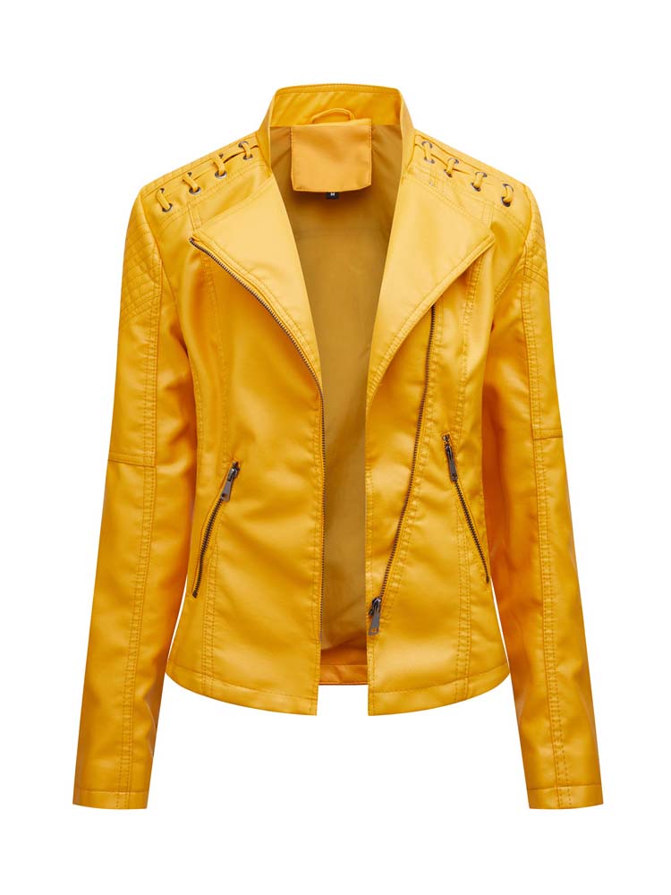 Women's Faux Leather Jackets