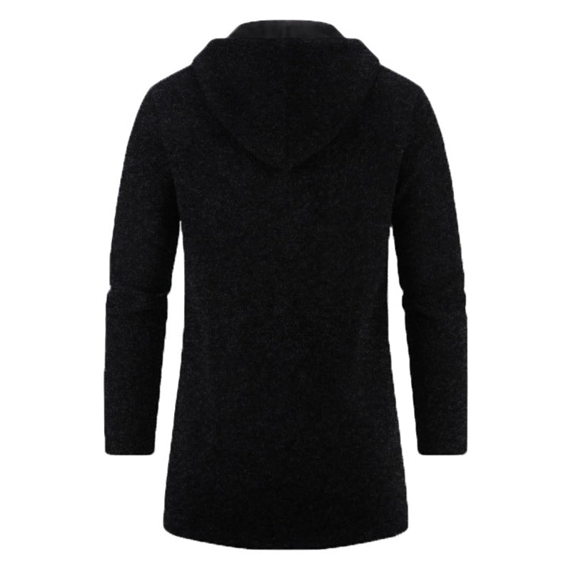 New Men Hooded Sweaters Autumn Warm Jacket Coats Oversize