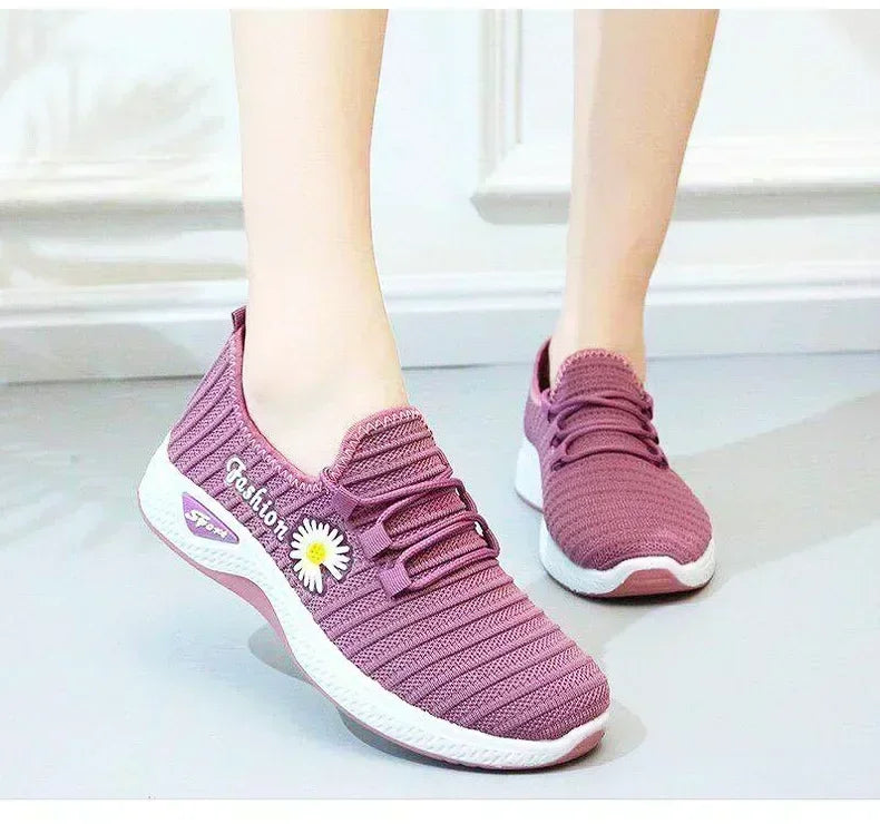 women's light running shoes Adult sneakers,net shoes, comfortable soft soled