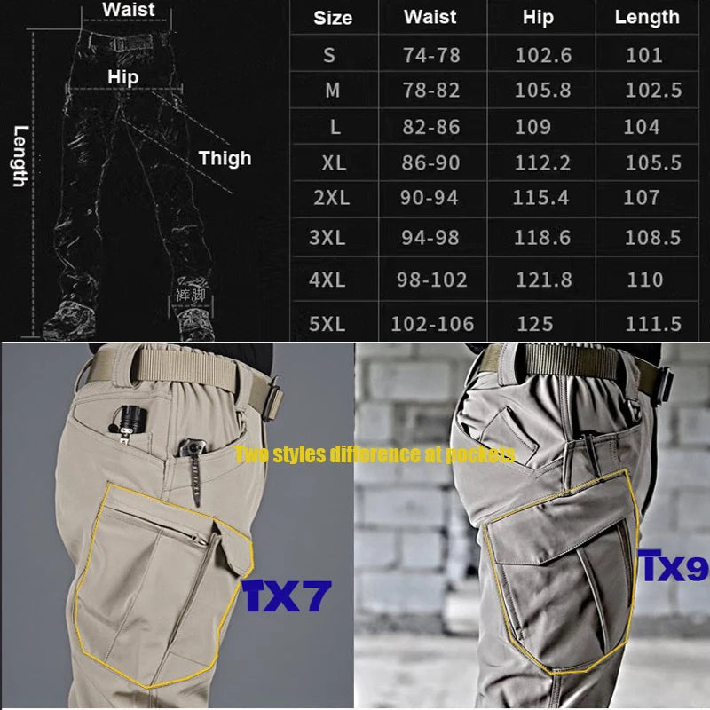 Men Elastic Camping Hiking Trekking Fishing Climbing Outdoor Sports Trousers Spring Autumn Fall Cargo Tactical Quick Dry Pants