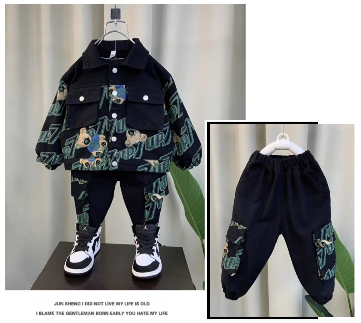 2-10 Years Children Clothing Set Boys Casual Clothes Kids Fashion Sweatshirt And Pants 2 Pcs Baby Autumn Winter Tracksuits