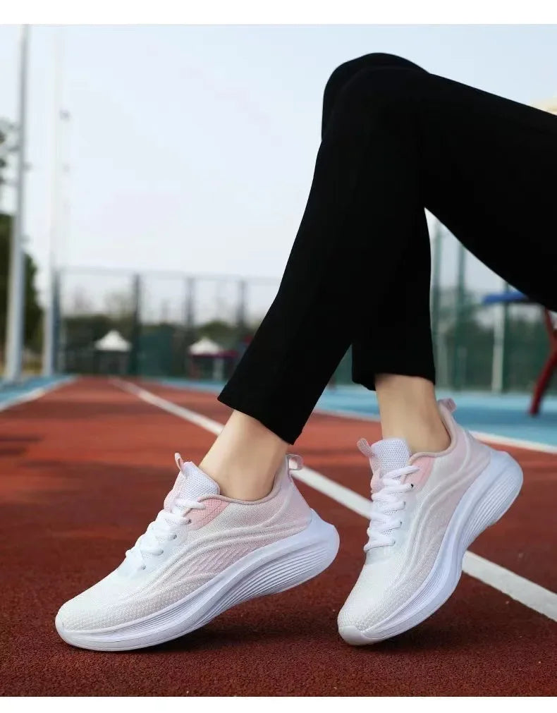 Casual Running Summer Fashion Anti Slip Hiking Mesh Breathability Athletic Shoe Tennis Woman Trend 2025