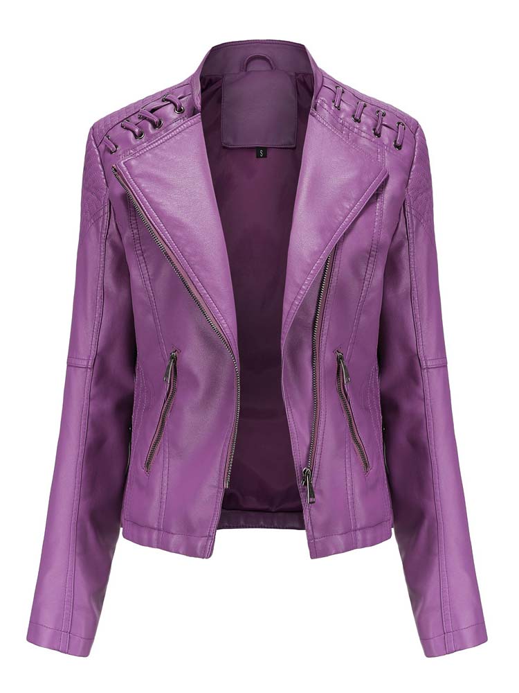 Women's Faux Leather Jackets