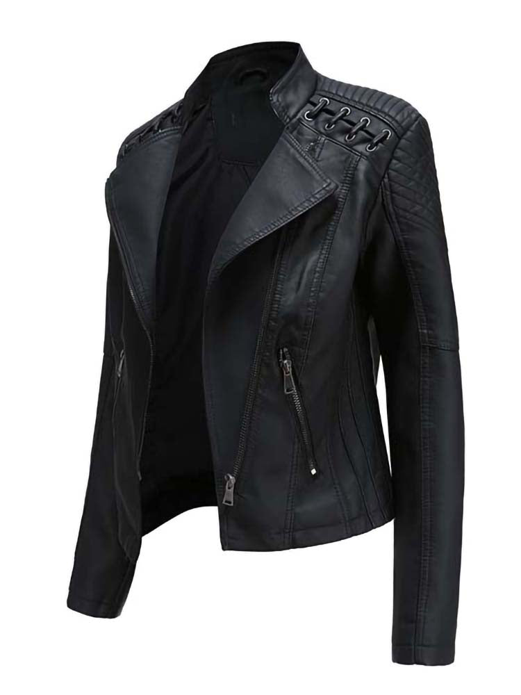 Women's Faux Leather Jackets